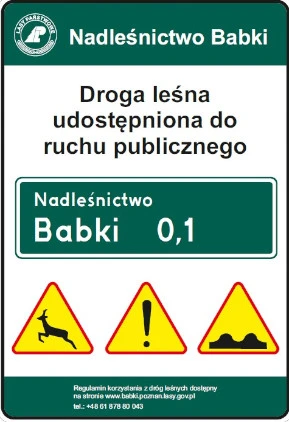Legalny off-road - znak droga leśna dopuszczona do ruchy