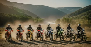 Motocykle adventure dual sport off-road