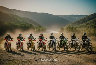 Motocykle adventure dual sport off-road