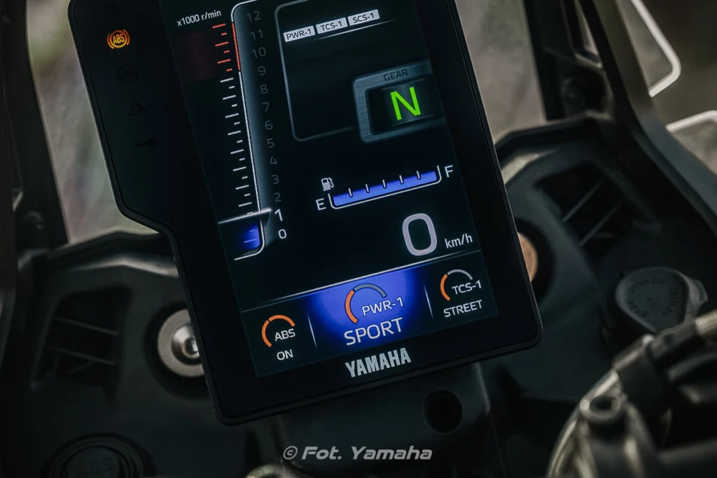 Yamaha Tenere World Raid 2026 kokpit
